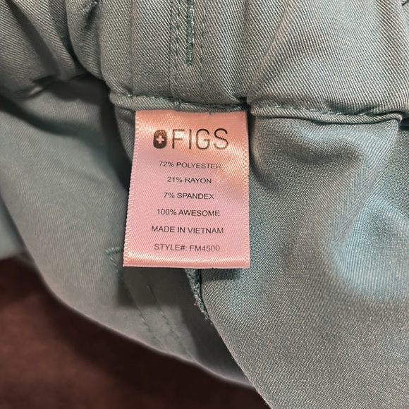 FIGS Men's Pisco™ Basic Scrub Pants Teal Technical Collection Size M - Picture 5 of 6